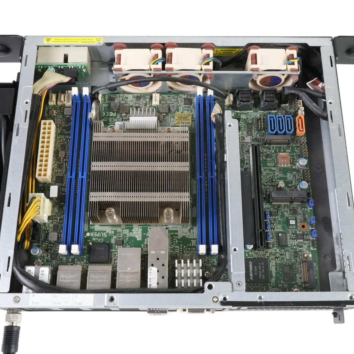 Supermicro SYS-E300-9D-8CN8TP Xeon D-2146NT Mini-1U Server Custom Noctua Cooling