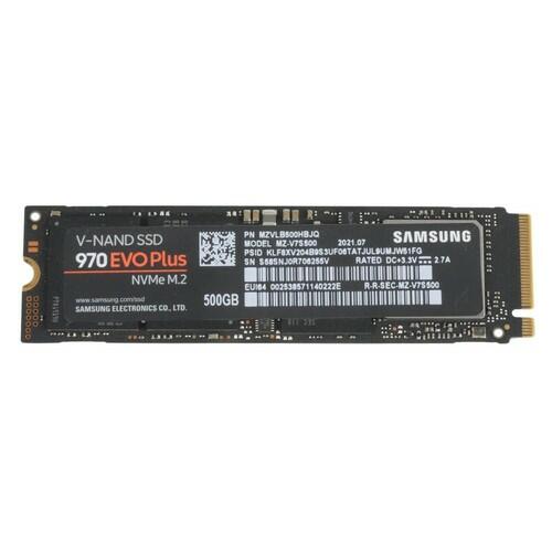 Samsung 970 EVO Plus 500GB NVMe M.2 2280 PCIe Gen3 x4 SSD MZ-V7S500 MZVLB500HBJQ