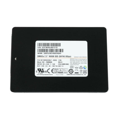 Samsung SM863a 960GB SATA III 2.5" SSD MZ7KM960HMJP-00005 MZ-7KM960N 95%