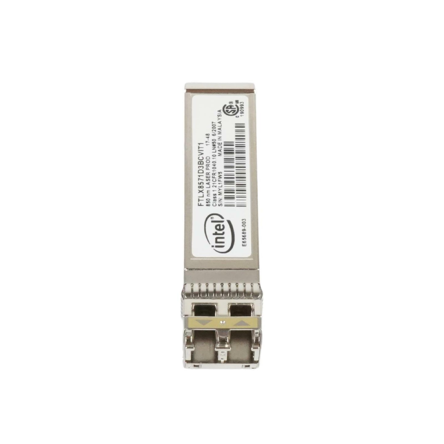 Intel E10GSFPSR FTLX8571D3BCVIT1 E65689-003 10GbE SFP+ Transceiver X520-DA2/SR2