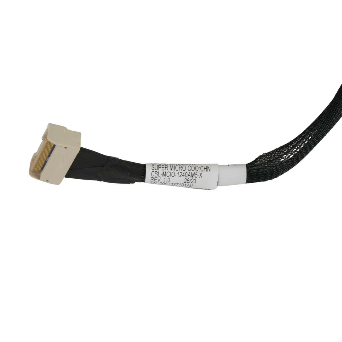 Supermicro CBL-MCIO-1240AM5-X NVMe MCIO x8 Straight to MCIO x8 (STR) 40cm Cable