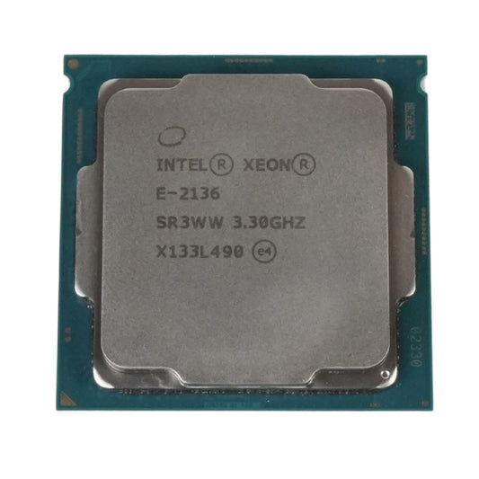 Intel SR3WW Xeon E-2136 3.3GHz 6-Core 12MB L3 FCLGA1151 CPU CM8068403654318