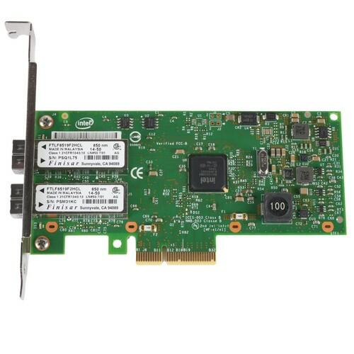 Intel I350F2 I350-F2 Dual Port 1GbE 1000Base-SX PCIe 2.1 x4 Ethernet Adapter NIC