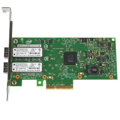 Intel I350F2 I350-F2 Dual Port 1GbE 1000Base-SX PCIe 2.1 x4 Ethernet Adapter NIC