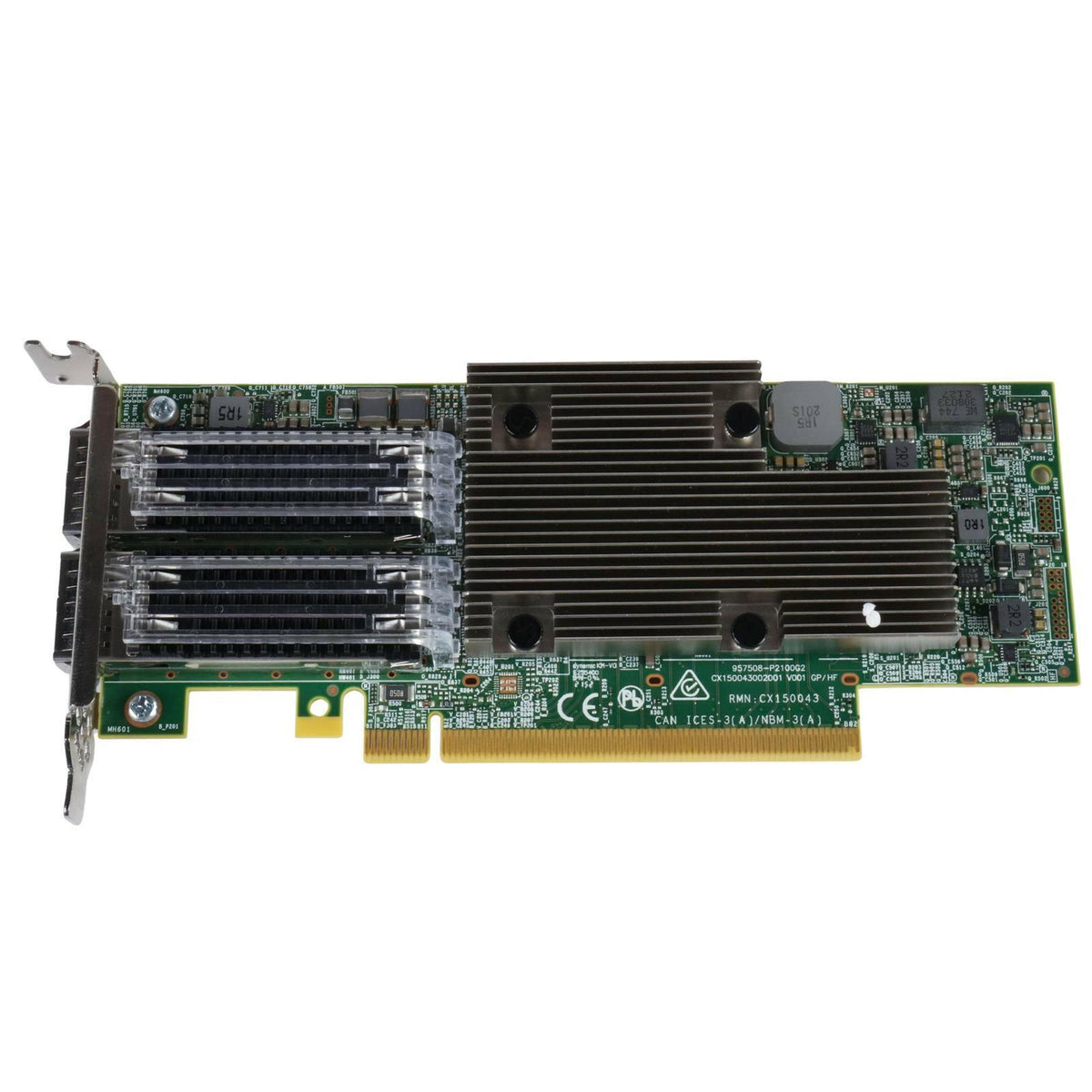 Broadcom P2100G BCM957508-P2100G Dual Port 100GbE QSFP56 PCIe 4.0 x16 NIC LP