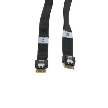 Supermicro CBL-SAST-1276F-100 Slimline SFF-8654 x8 to 2x Slimline x4 76cm Cable