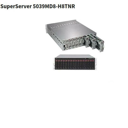 Supermicro MicroCloud 5039MD8-H8TNR 8-Node Xeon D-2141I 2.2GHz 512GB DDR4 3U CTO