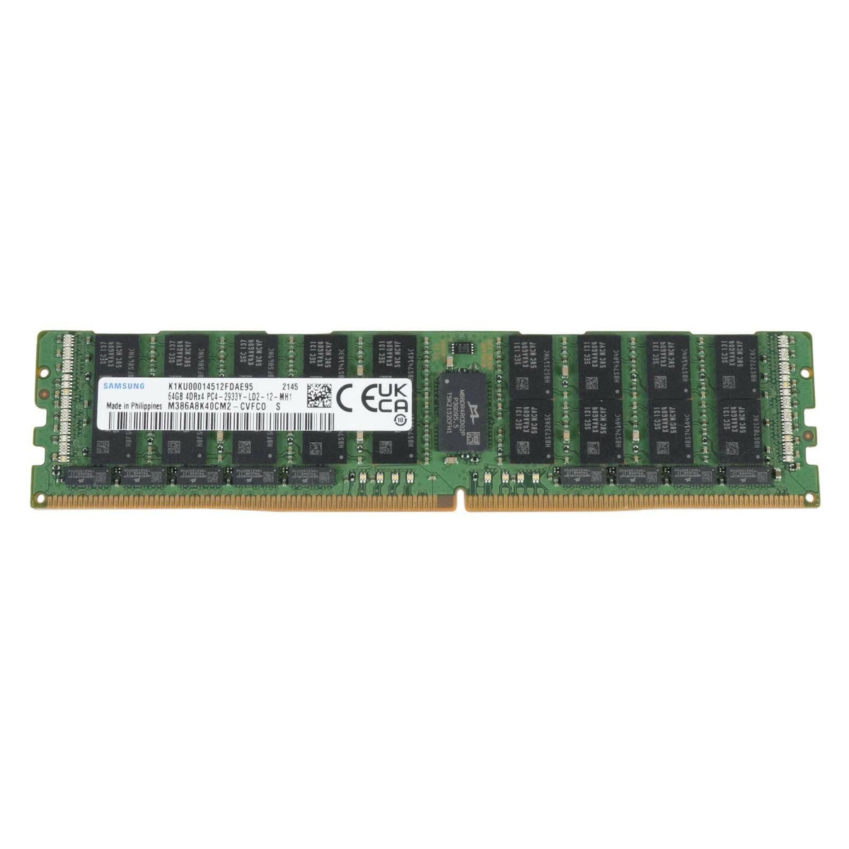 Samusung 64GB 4DRx4 PC4-2933Y ECC Load Reduced REG 288p LRDIMM M386A8K40CM2-CVF