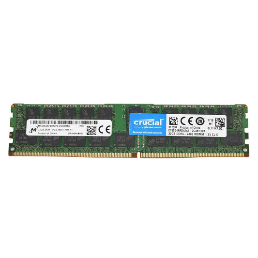 Crucial 32GB DDR4-2400 PC4-2400T 1.2V 288-pin ECC REG RDIMM CT32G4RFD424A-2G3B1