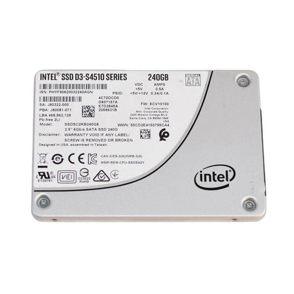 Intel 240GB SSD D3-S4510 Series 2.5" SATA III 6G 3D2 TLC SSDSC2KB240G8
