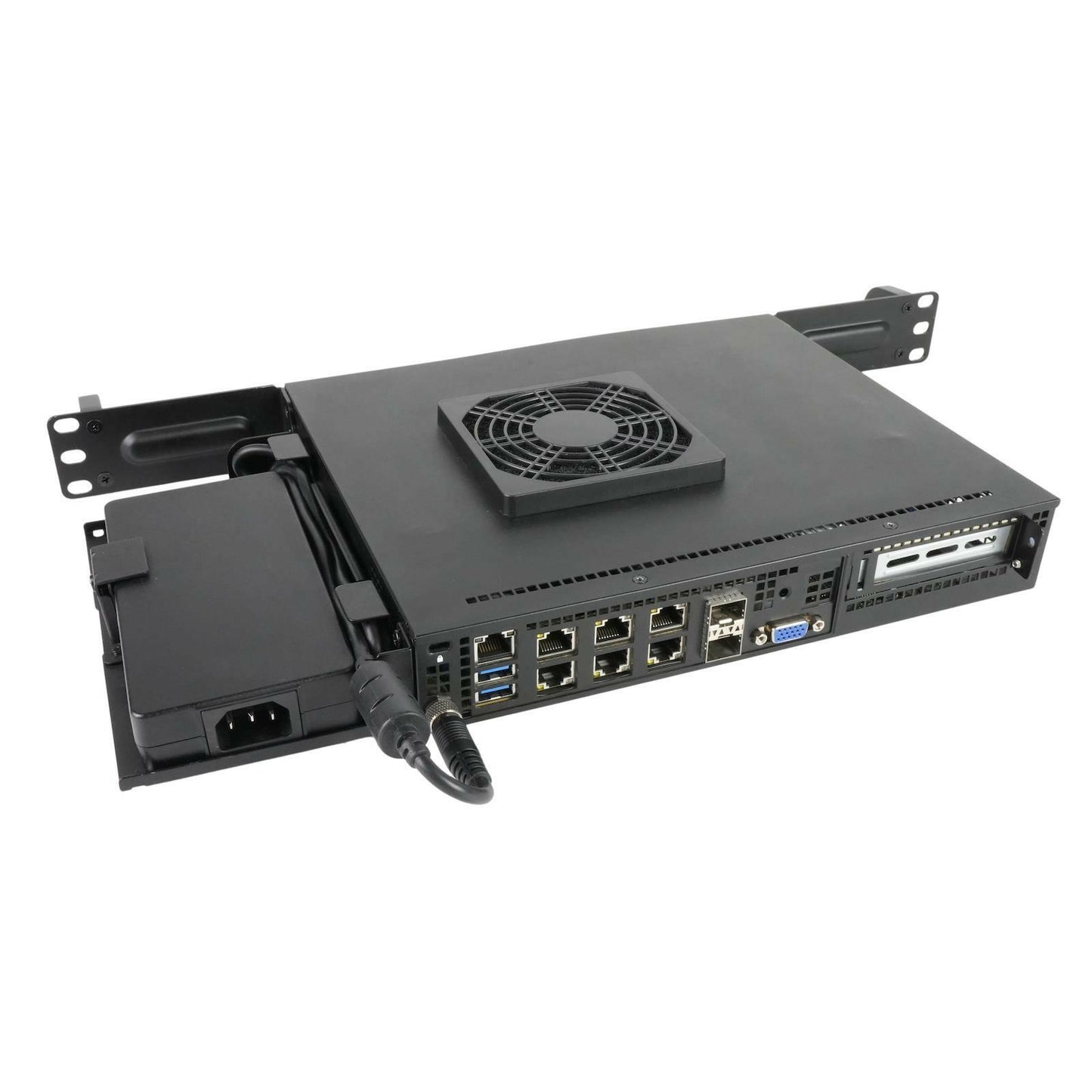 Supermicro SYS-E300-9D-8CN8TP Xeon D-2146NT Mini-1U Server Custom Noctua Cooling