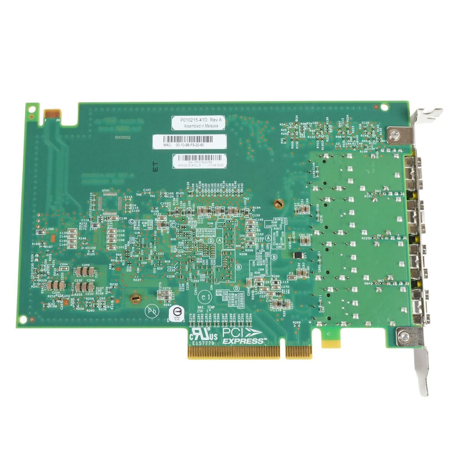 Lenovo 00YK540 ThinkSystem Emulex OCe14104B-NX 4-Port 10Gb SFP+ PCIe 3.0 x8 NIC