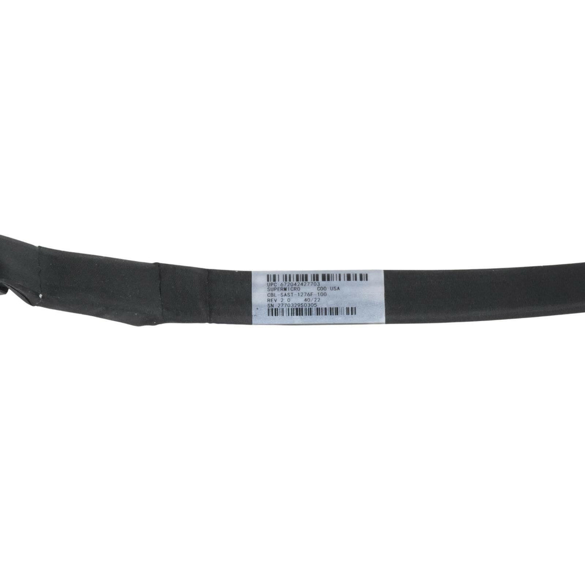Supermicro CBL-SAST-1276F-100 Slimline SFF-8654 x8 to 2x Slimline x4 76cm Cable