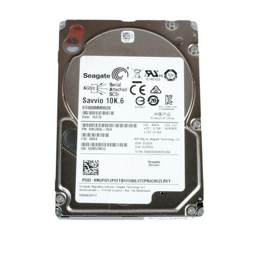 Seagate Savvio 10K.6 ST600MM0026 600GB 10K 2.5" SAS 6GB/s SED HDD 9WL066-004