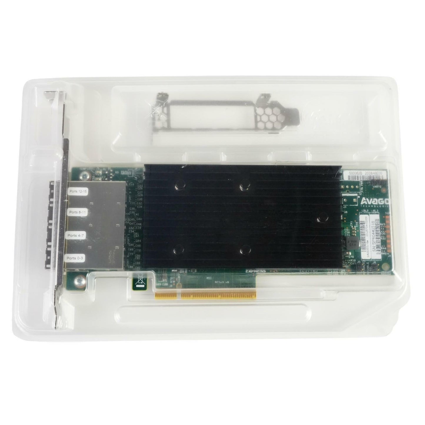 NOB LSI AVAGO Broadcom SAS 9305-16E 16-port External 12Gbps SAS PCIe 3.0 x8 HBA