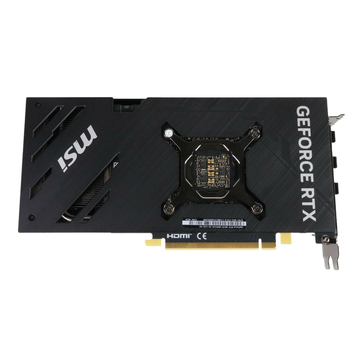 MSI Nvidia GeForce RTX 4070 Ventus 2X 12G OC PCIe 4.0 x16 Graphics Card GPU