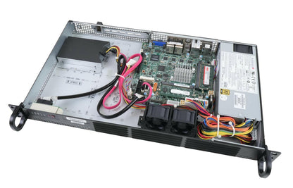Supermicro CSE-504-203B X11SBA-LN4F Pentium N3710 1.60 GHZ 8GB 1U Server