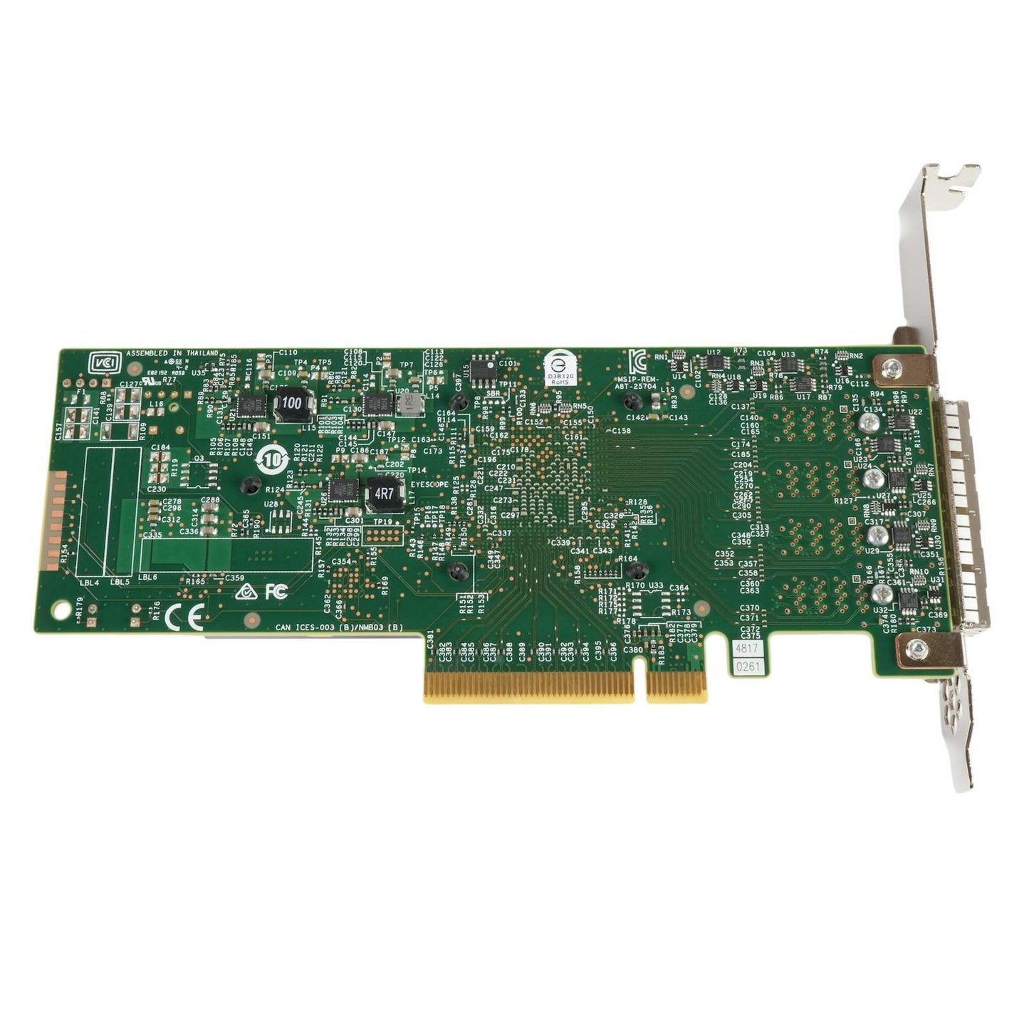 NOB LSI AVAGO Broadcom SAS 9305-16E 16-port External 12Gbps SAS PCIe 3.0 x8 HBA