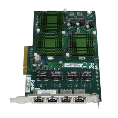 Supermicro AOC-UG-I4 Universal I/O 4-Port Gigabit PCIe x8 Ethernet LAN Card NIC