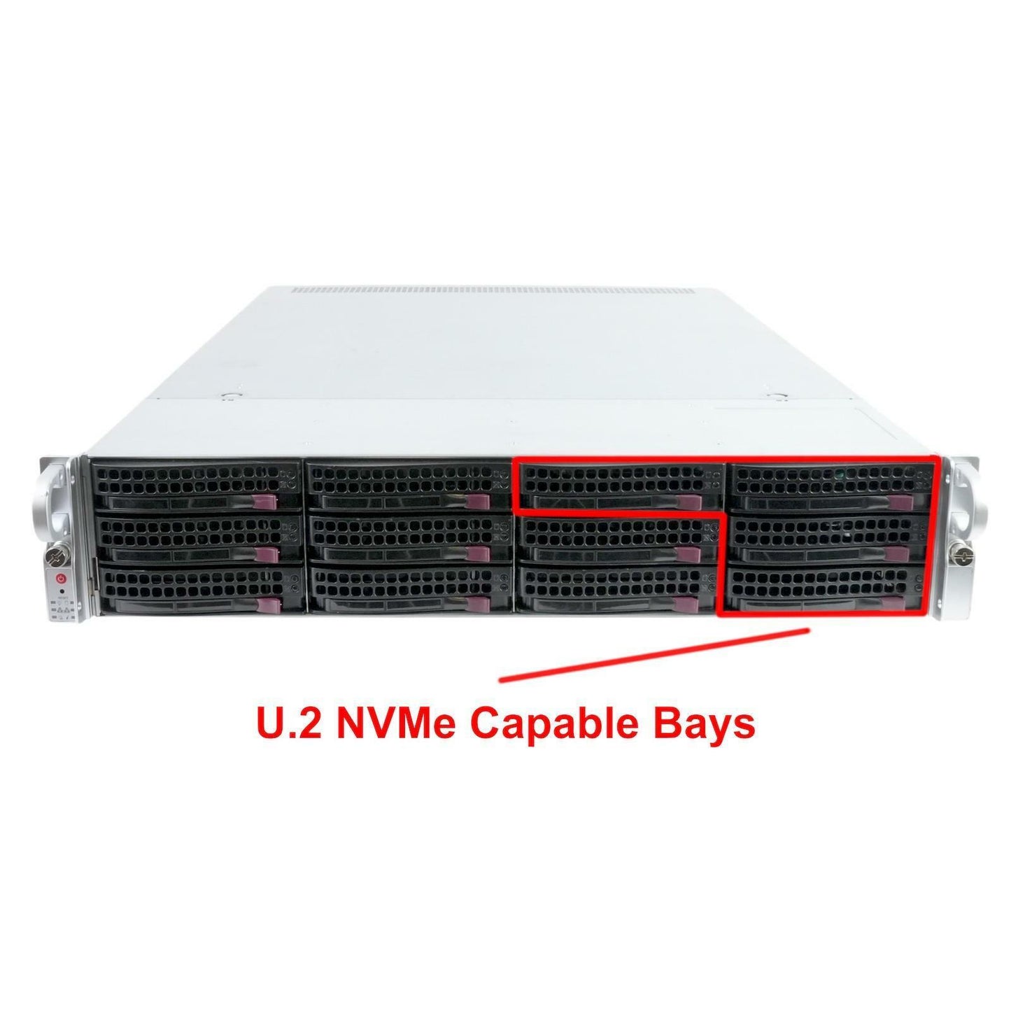 Supermicro AS-2023US-TR4 2x EPYC 7502 12x 3.5" 2U Server w/2.5" Rear Bay + NVMe