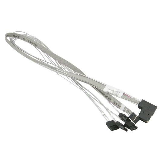 Supermicro CBL-SAST-0880 Mini-SAS to 4 SATA 55/55/55/55cm with Sideband Cable