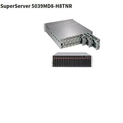 Supermicro MicroCloud 5039MD8-H8TNR 8-Node Xeon D-2141I 2.2GHz 0GB 3U Server CTO
