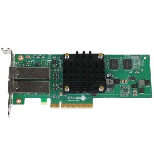 Dell JF0FV Chelsio T520-CR 110-1192-50 Dual Port 10GbE SFP+ PCIe 3.0 x8 NIC LP