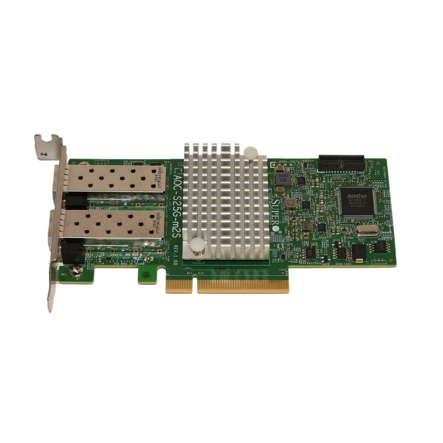 Supermicro AOC-S25G-m2S ConnectX-4 EN Dual-Port 25Gb/s SFP28 PCIe 3.0 x8 NIC SFF