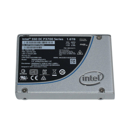 Intel DC P3700 SSD 1.6TB NVMe U.2 PCIe 3.0 x4 Solid State Drive SSDPE2MD016T4