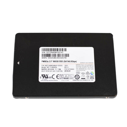 Samsung PM863a 960GB 2.5" SATA 6G SSD Drive MZ-7LM960N MZ7LM960HMJP-00005 87-96%