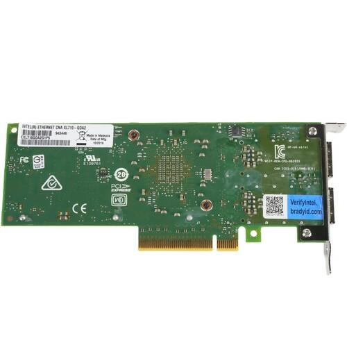 Intel EXL710QDA2G1P5 XL710-QDA2 2-Port 10/40GbE QSFP+ PCIe3 x8 Ethernet CNA LP