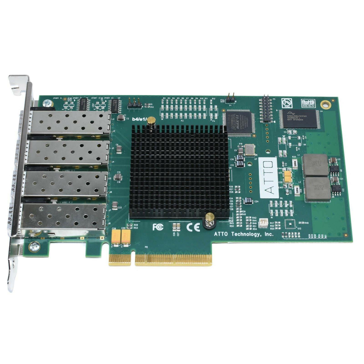 ATTO FC84EN Celerity Quad Channel 8GB/s Fibre Channel PCIe 2.0 Host Bus Adapter