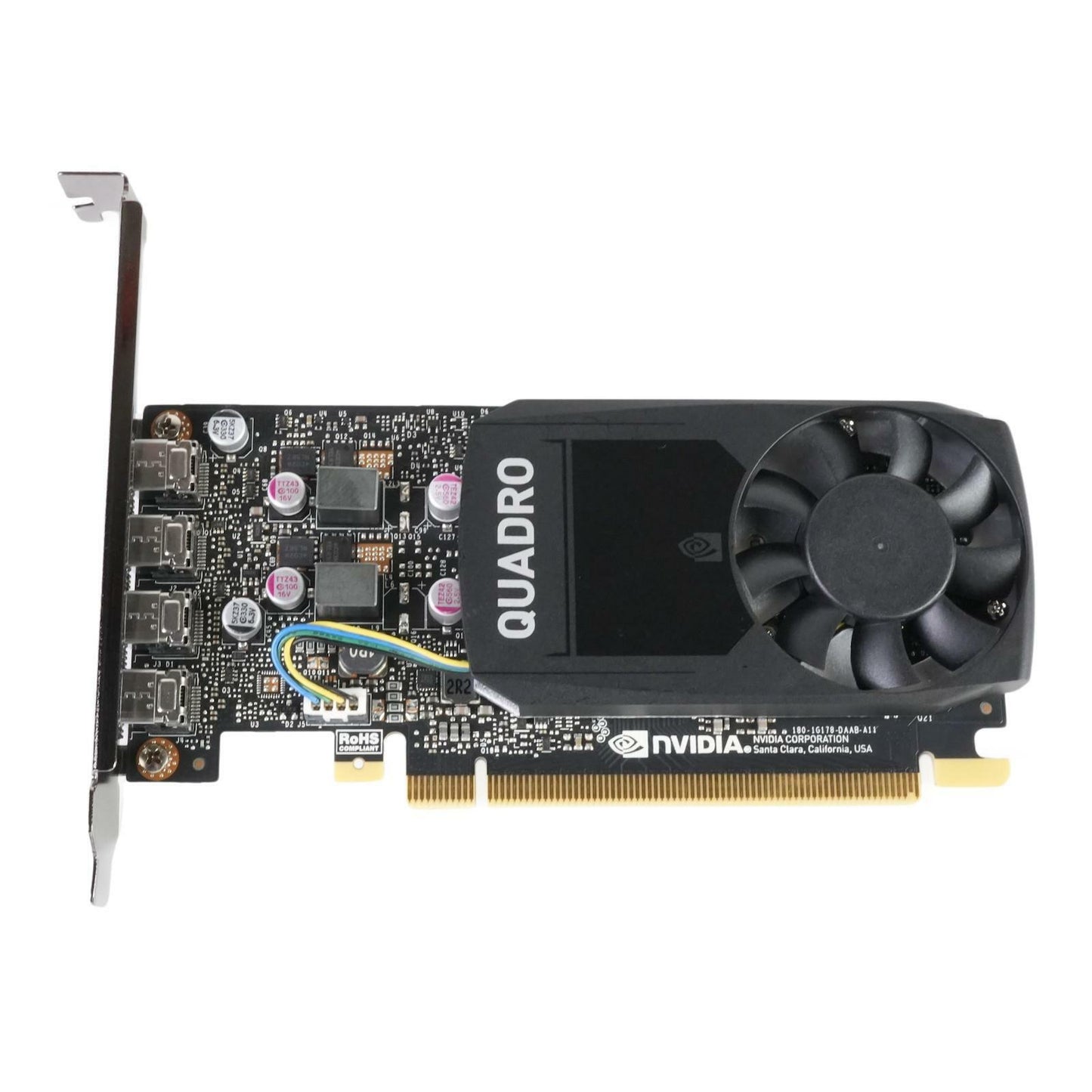 Dell R27V4 NVIDIA Quadro P1000 4GB GDDR5 Mini-DP PCIe 3.0 x16 Graphic Card GPU