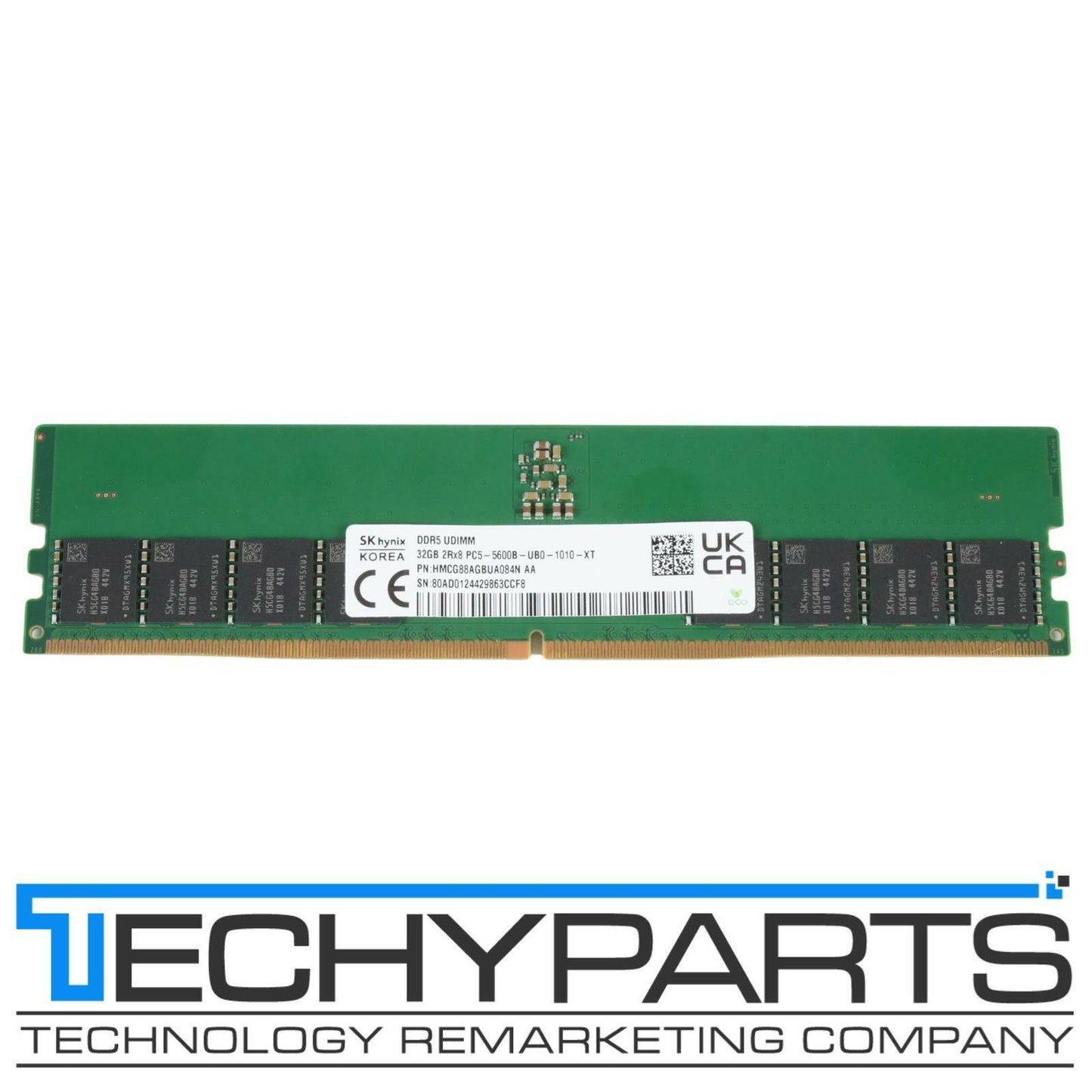 SK Hynix HMCG88AGBUA084N 32GB 2Rx8 DDR5-5600 PC5-44800 CL46 non-ECC UDIMM RAM