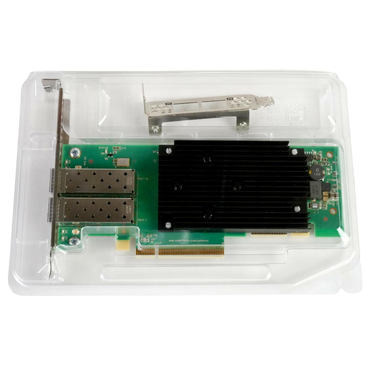 SolarFlare XtremeScale X2522-10G-PLUS Dual Port 10G SFP28 PCI-E 3.1 x8 NIC FH LP