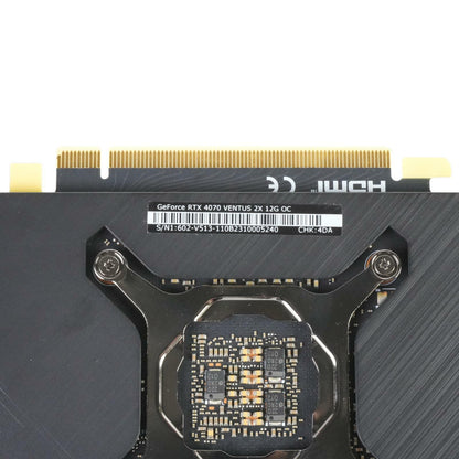 MSI Nvidia GeForce RTX 4070 Ventus 2X 12G OC PCIe 4.0 x16 Graphics Card GPU