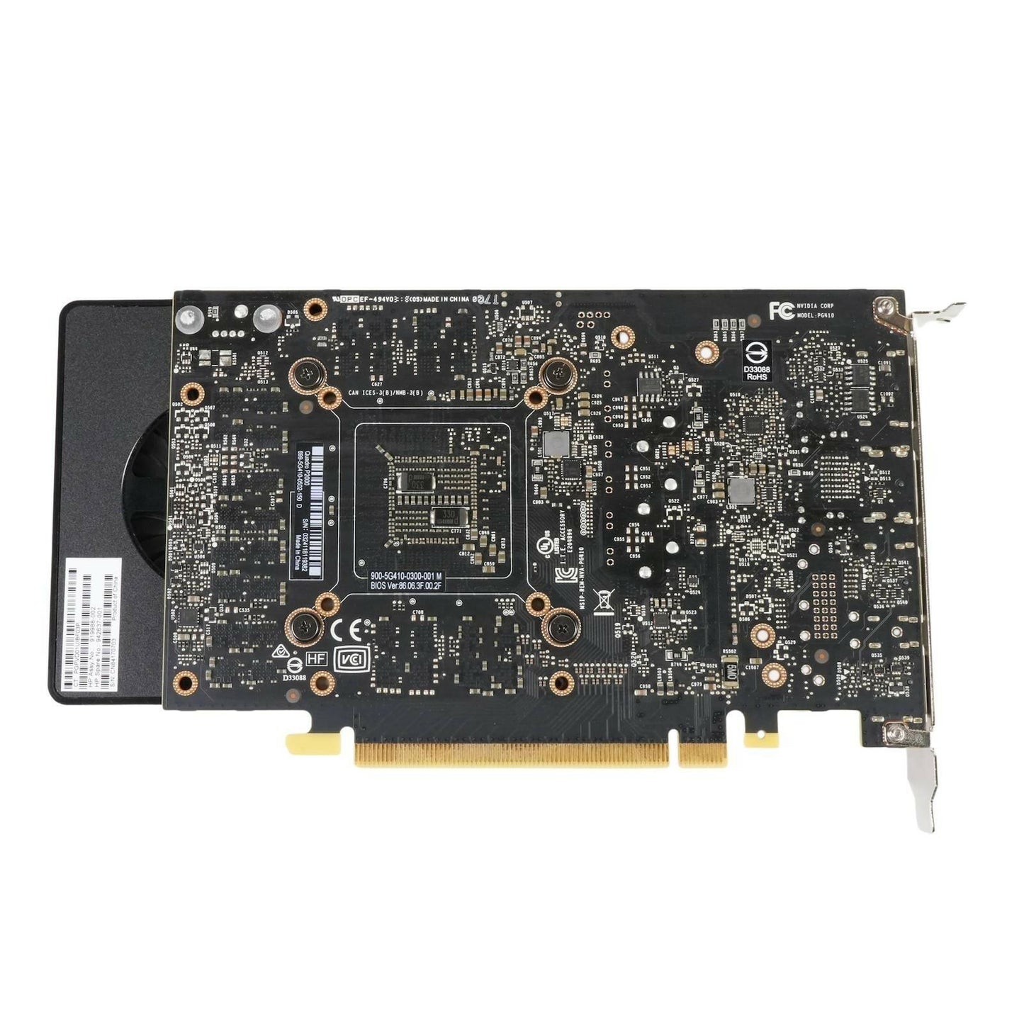 HP 942637-001 NVIDIA Quadro P2000 5GB GDDR5 4x DP PCIe 3.0 x16 Graphics Card GPU