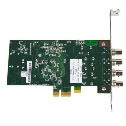 DVEO DVB Master Quad/I PCIe Mini 4-Channel DVB-ASI PCI-Express x1 Input Card FH