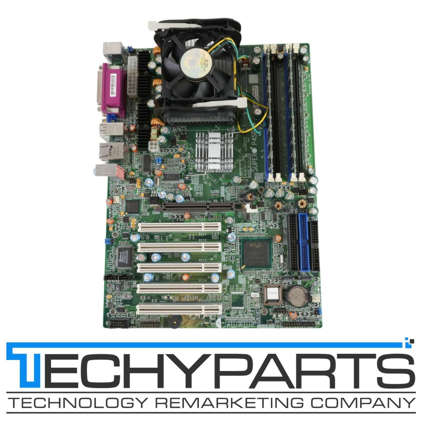 SUPERMICRO P4SPA+ Socket 478 Rev-1.1 Motherboard with CPU, RAM, Heatsink