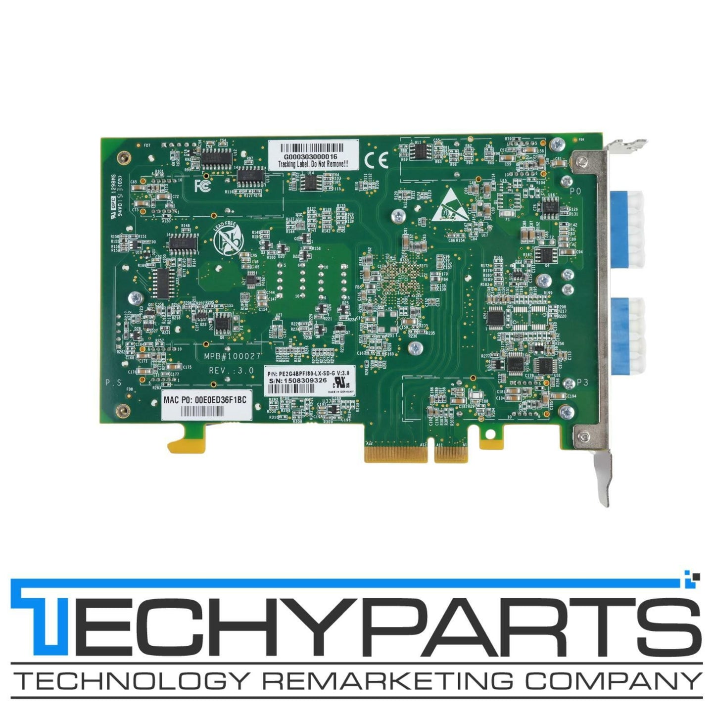 SILICOM PE2G4BPFI80-LX-SD-G Intel 82580 1GbE 4-Port PCI-Express 2.0x4 NIC Bypass