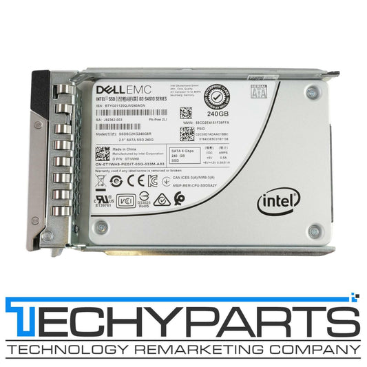 Dell T1WH8 Intel 240GB D3-S4610 2.5" SATA III 6G 3D2 TLC SSD SSDSC2KG240G8R 99%