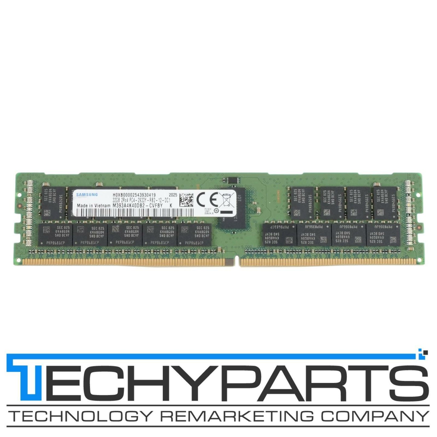 Samsung 32GB 2Rx4 DDR4-2933 PC4-2933Y ECC REG 1.2V RDIMM M393A4K40DB2-CVF