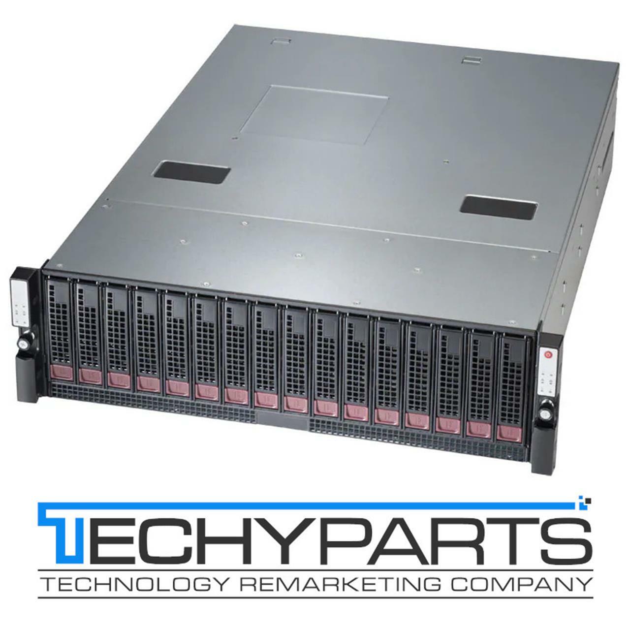 Supermicro 6038R-DE2CR16L 2x E5-2620v3 2.4GHz 16GB 3U Dual Node Storage Server