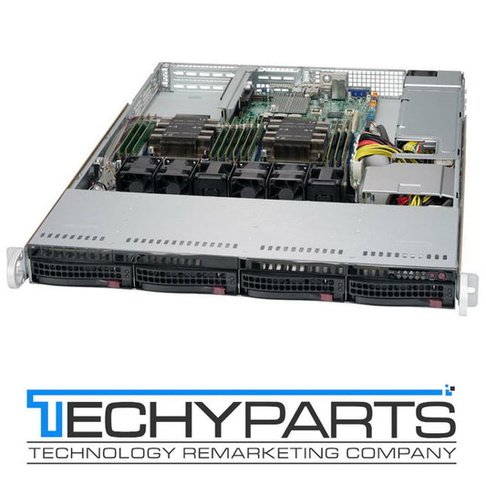 Supermicro CSE-815TQC-605WB X11DDW-NT 2x Xeon Silver 4114 2.2GHz 192GB 1U Server