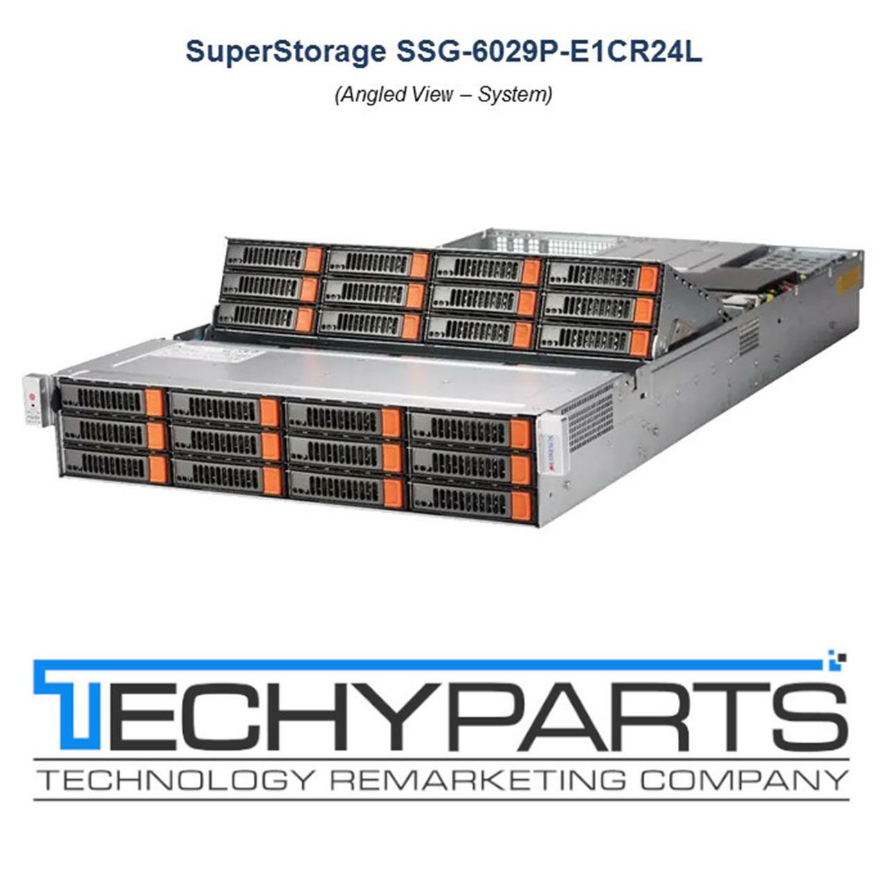 Supermicro SSG-6029P-E1CR24L 2x Xeon Gold 6130 192GB RAM 24x 3.5" Bay 2U Server