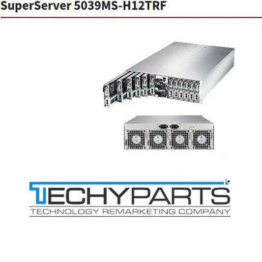 Supermicro 5039MS-H12TRF 12-Node Xeon E3-12xx v5 v6 3U MicroCloud Server w/Rails