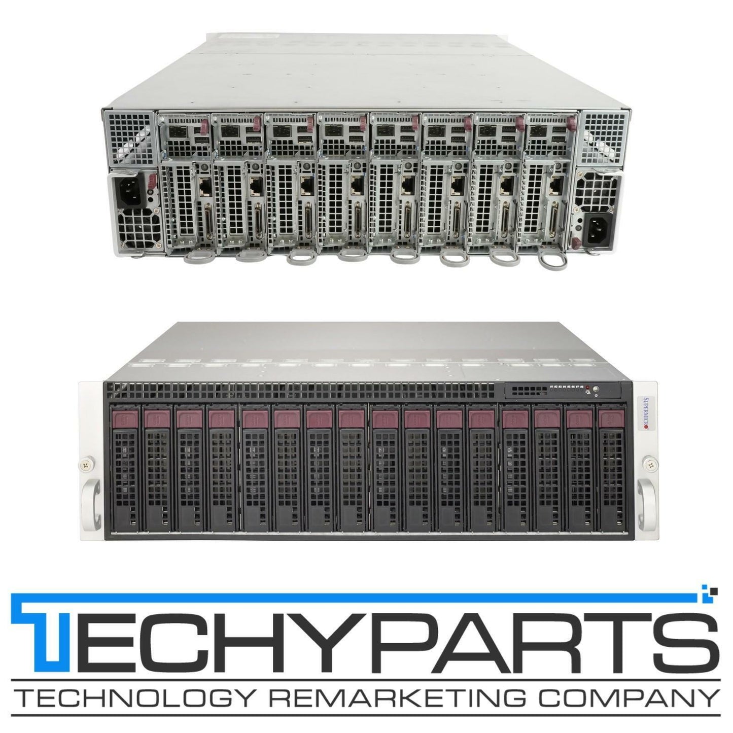 Supermicro SYS-5038MD-H8TRF 8-Node Xeon D-1541 8-Core 512GB 3U MicroCloud Server