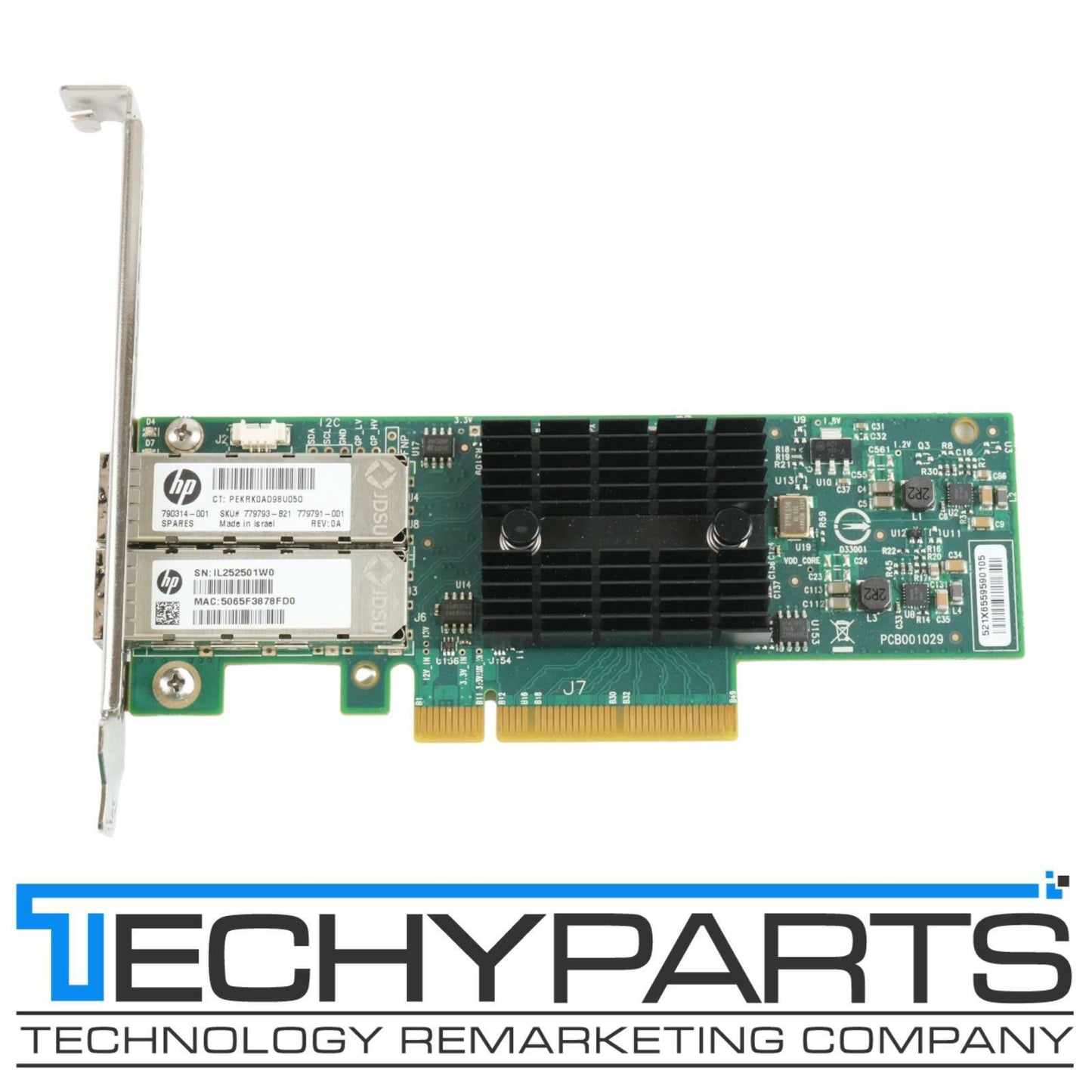 HPE 790314-001 SFP+ 10GbE 2-Port PCI-Express 3.0x8 NIC 779791-001 779793-B21 LFF