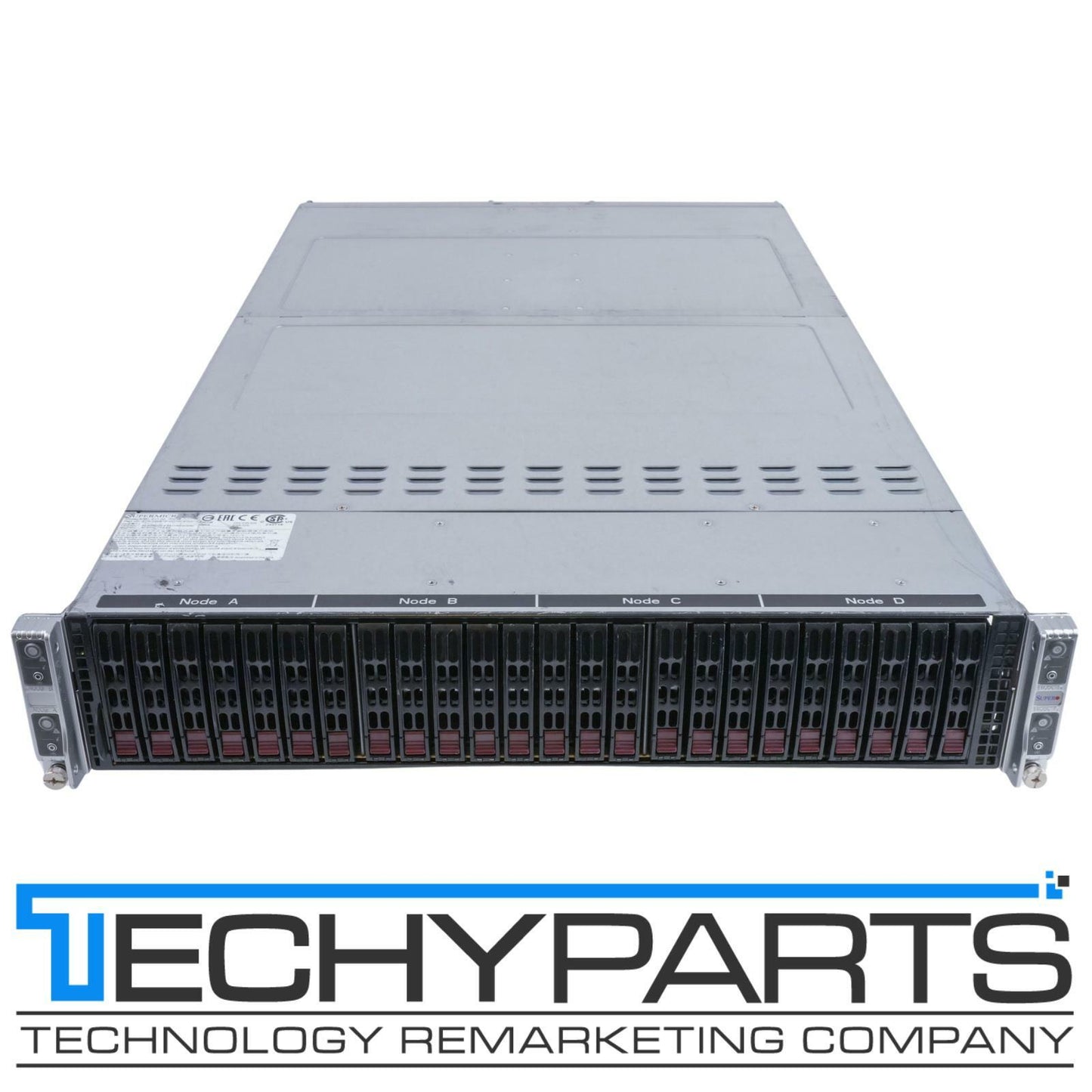 SuperMicro 2028TP-HC1R-SIOM 4-Node 8x E5-2650v4 2.2GHz AOC-MTG-i2TM 2U Server