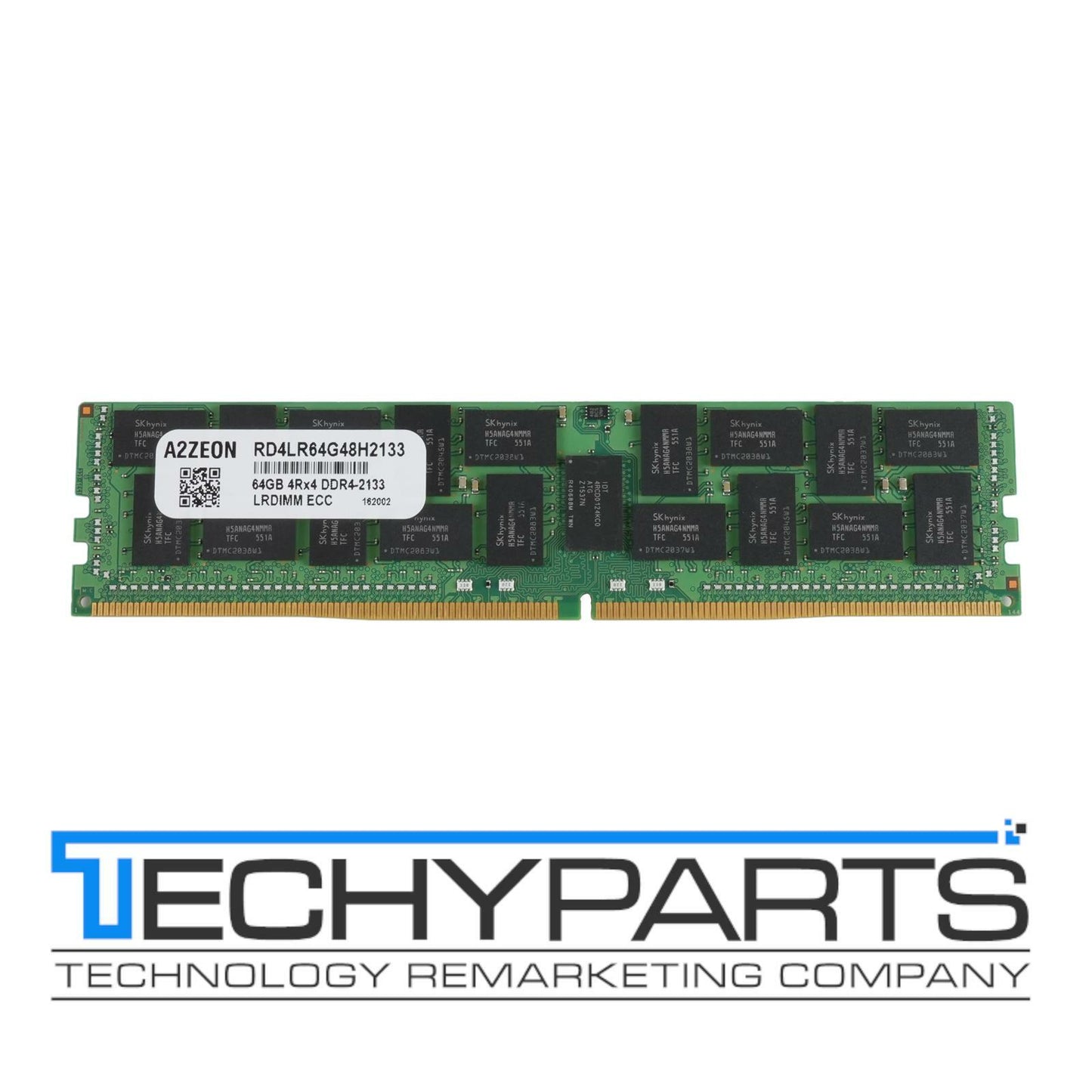 A2ZEON 64GB 4Rx4 DDR4 PC4-2133P-L ECC Load Reduced 1.2V LRDIMM RD4LR64G48H2133